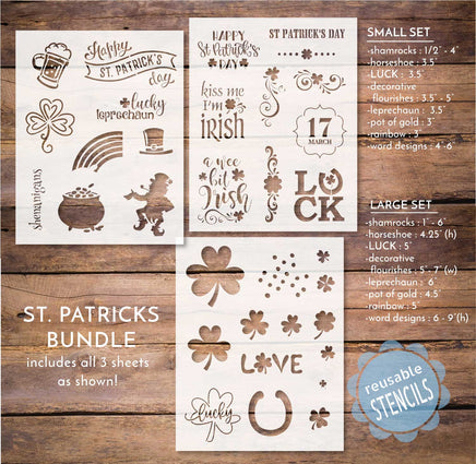 WallCutz Stencil St. Patrick's Day - Stencil Bundle