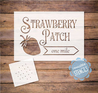WallCutz Stencil Strawberry Patch stencil