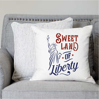WallCutz Stencil Sweet Land of Liberty / Patriotic Stencil