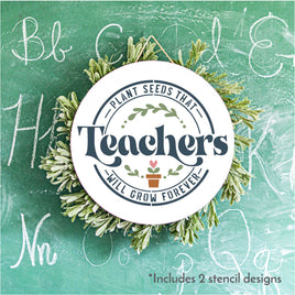 WallCutz Stencil Teacher Bundle / Back to School Stencils