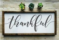 WallCutz Stencil Thankful Stencil