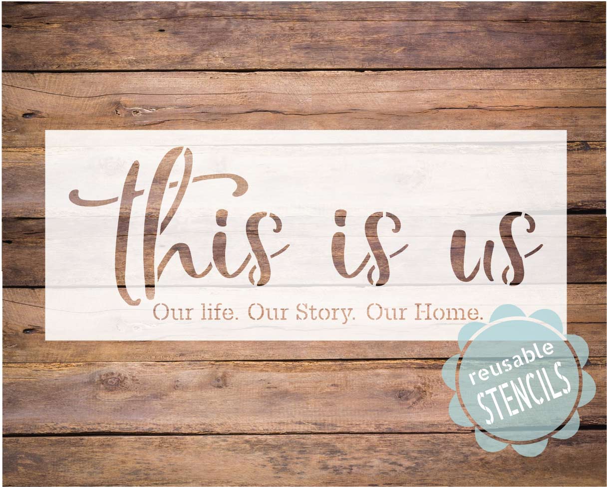 This Is Us Stencil – WallCutz Crafts this-is-us-stencil-wallcutz-crafts