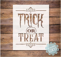 WallCutz Stencil Trick or Treat stencil