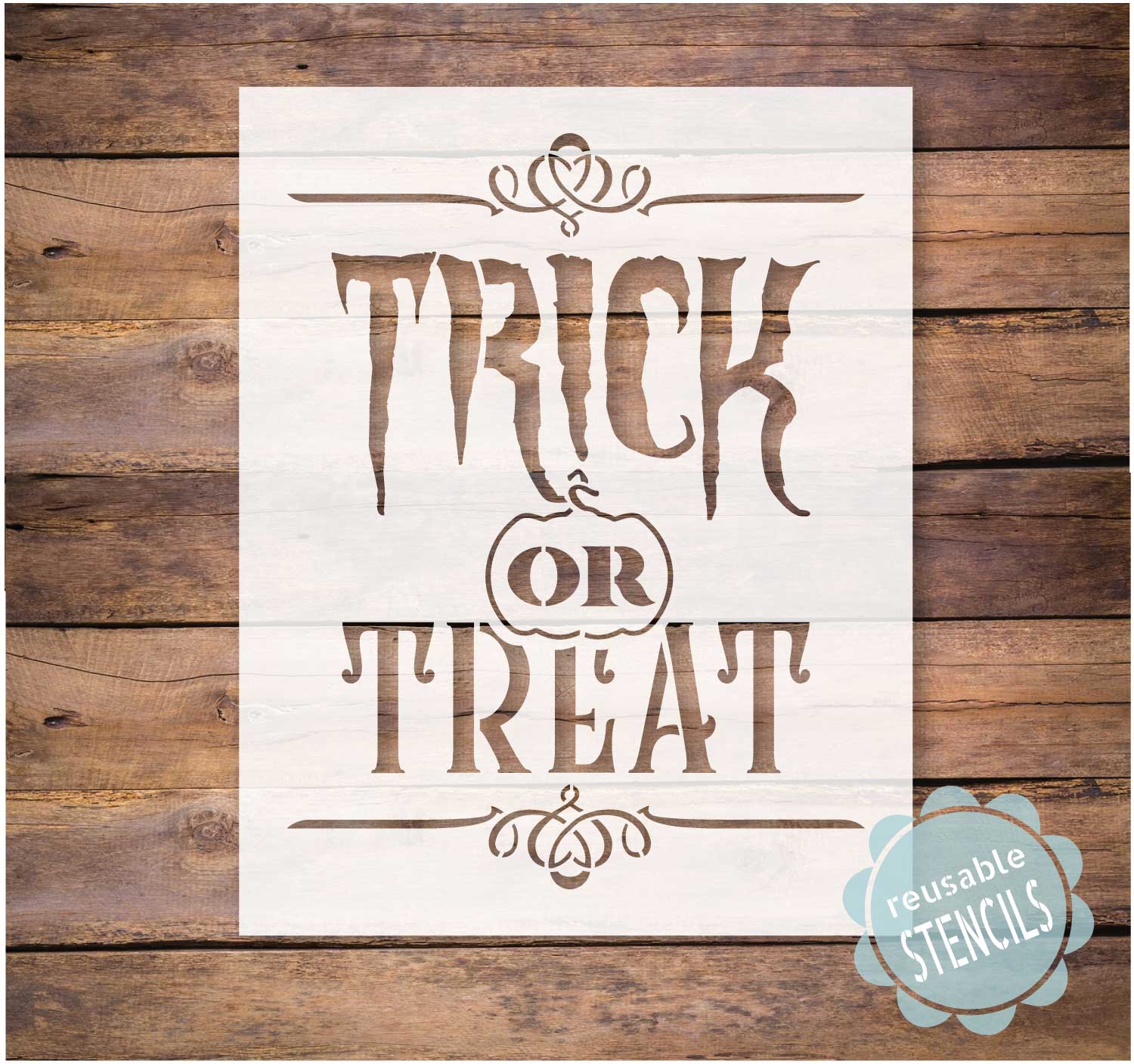 Trick or Treat stencil – WallCutz Crafts trick-or-treat-stencil-wallcutz-crafts