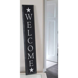 WallCutz Stencil Welcome Porch Stencil - with stars