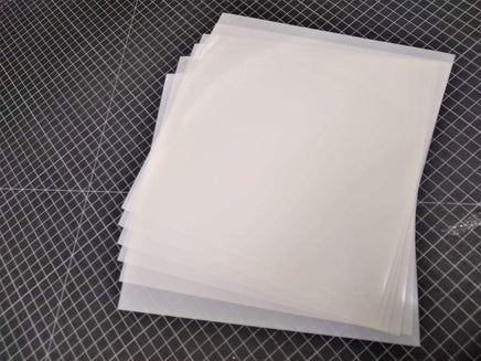 WallCutz Supplies 10" x 10" Blank Stencil Making Sheets | Mylar Polyester Film 10mil  |  Pkg of 10 Sheets | for Stencil Tools and Machines